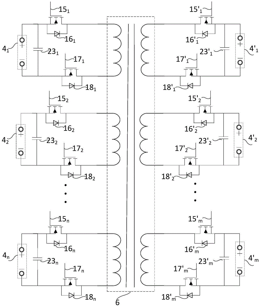 A charging and discharging active equalization circuit for lithium-ion power battery pack