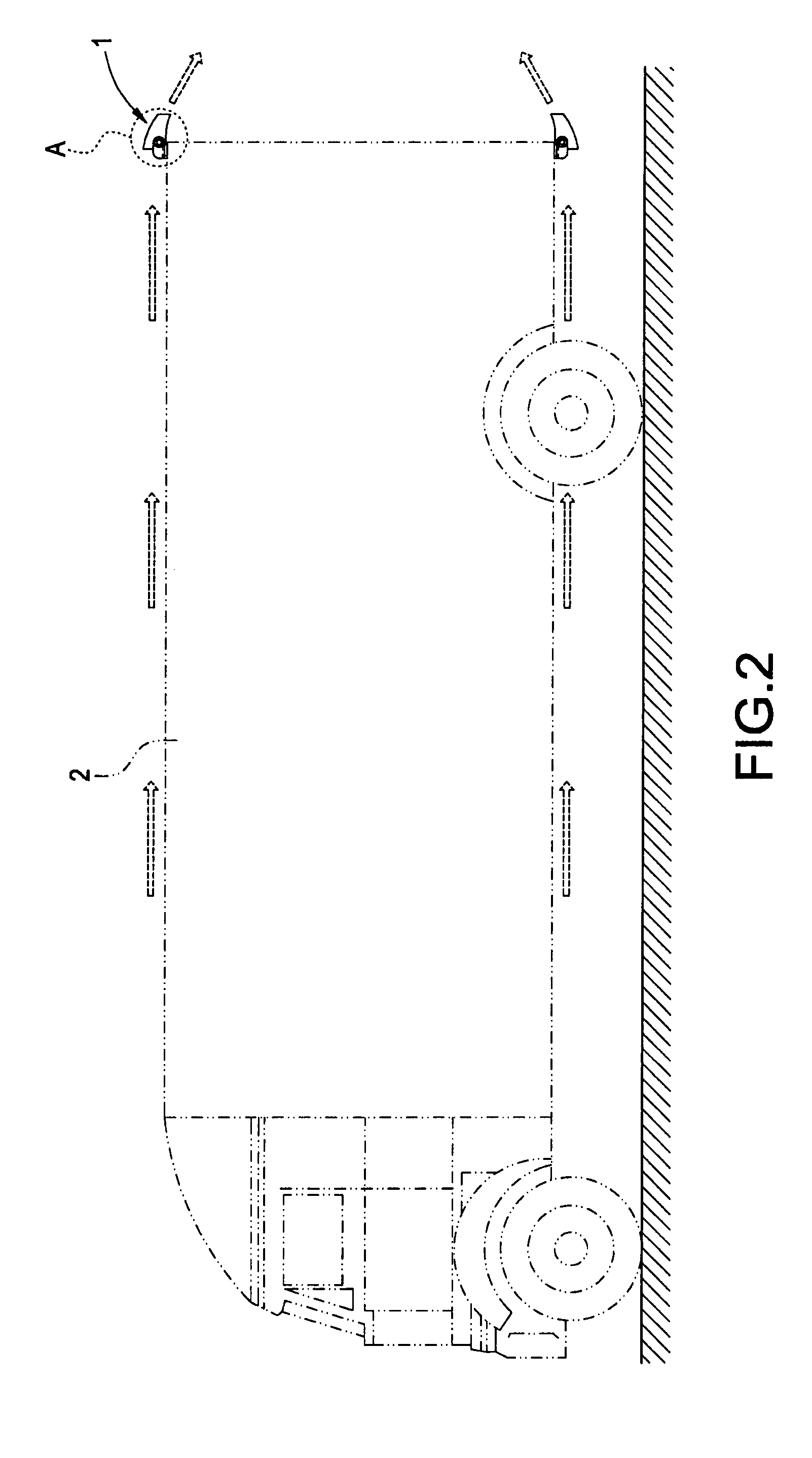Air-guiding assembly for reducing wind drag