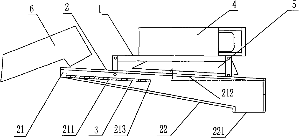 Exhausting separating cleaning apparatus for combine harvester