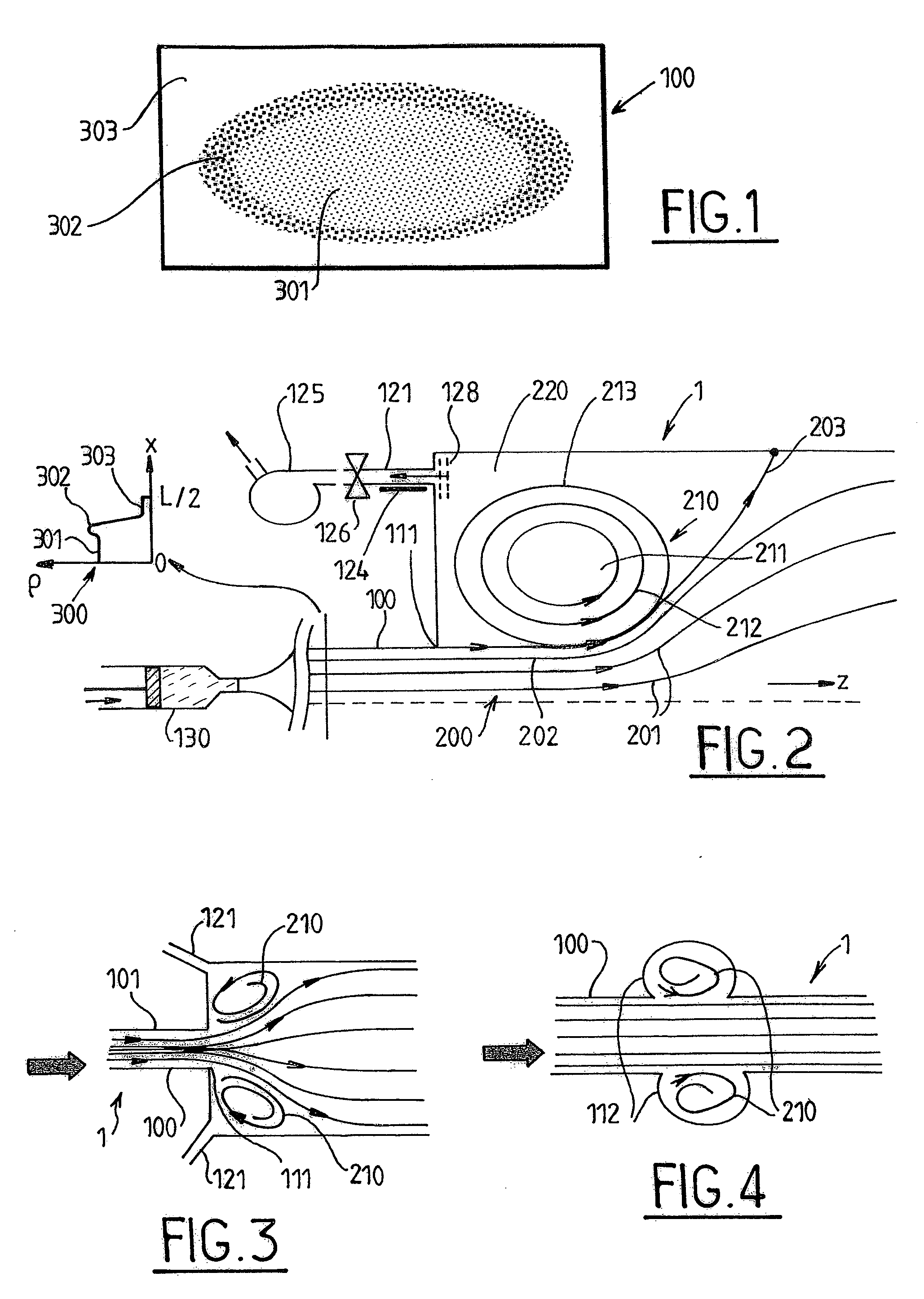 Device and a method for separating a suspension