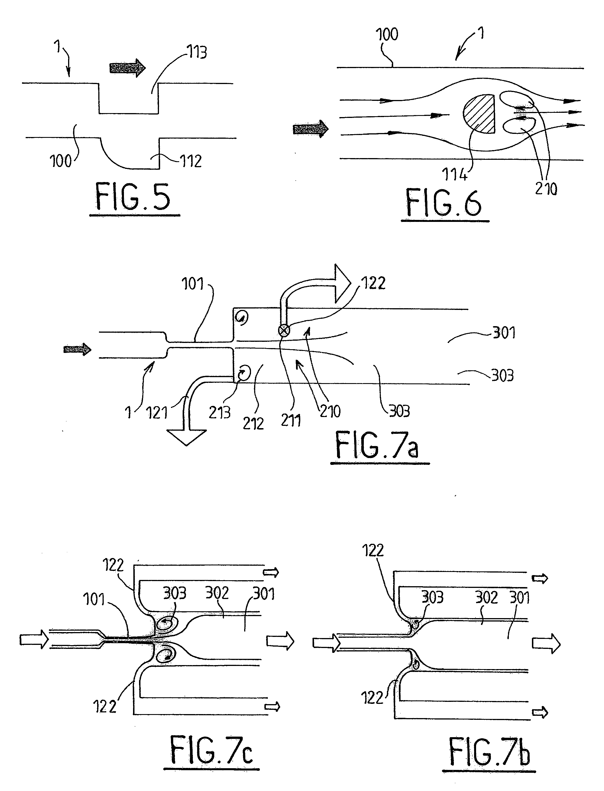 Device and a method for separating a suspension