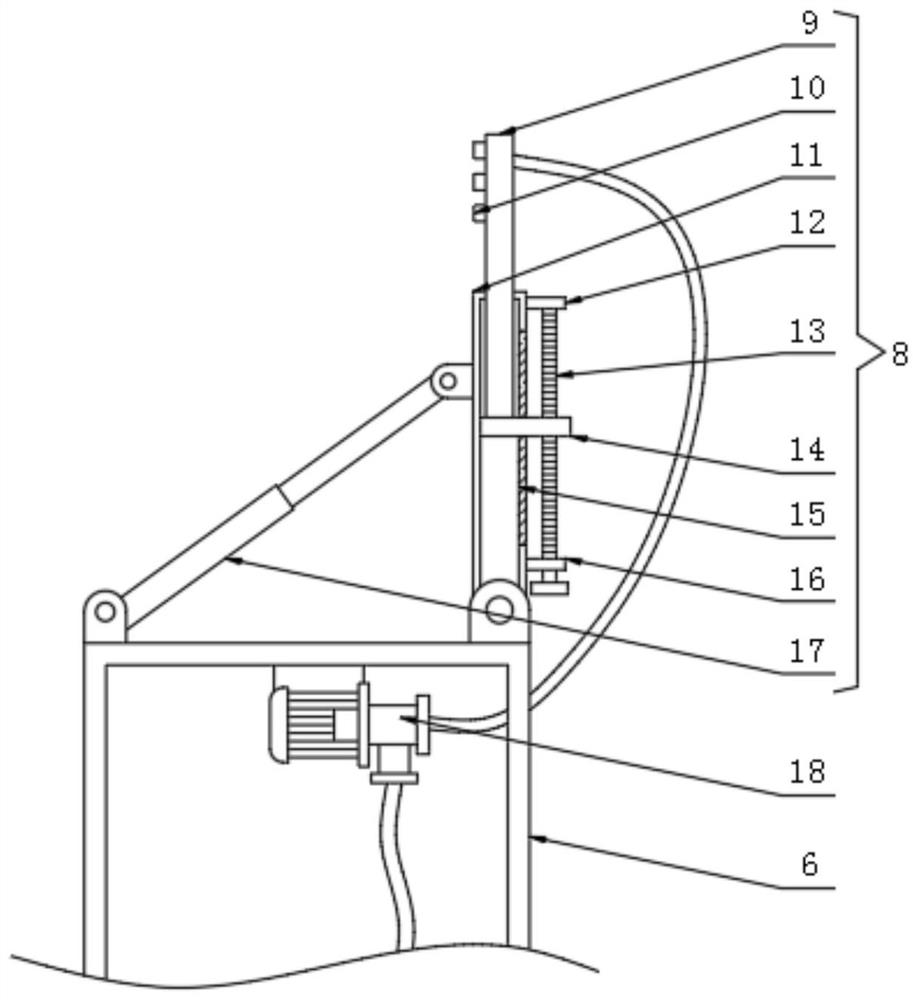 Landscaping maintenance device convenient to install and maintain and using method thereof