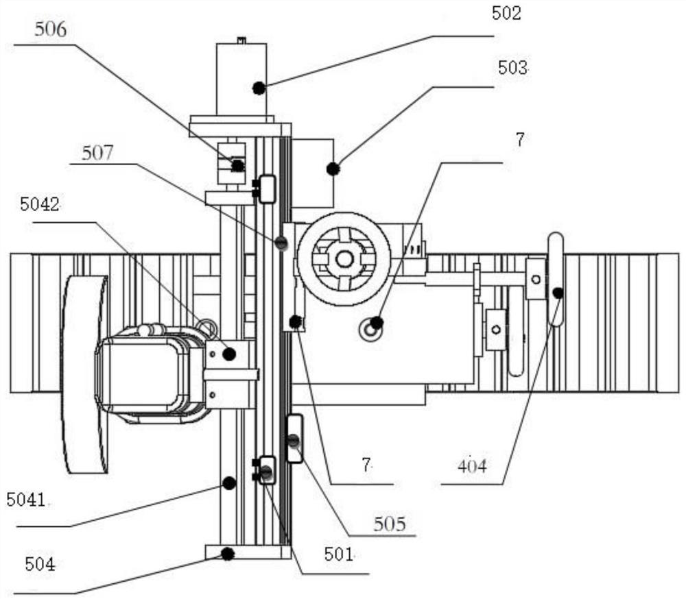 Portable three-dimensional adjustable grinding device for gear modification