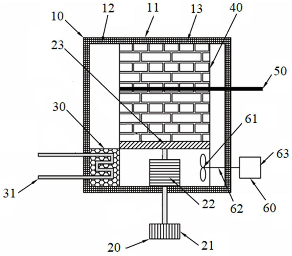 Electric heat storage device coupled with heat energy driving type heat pump