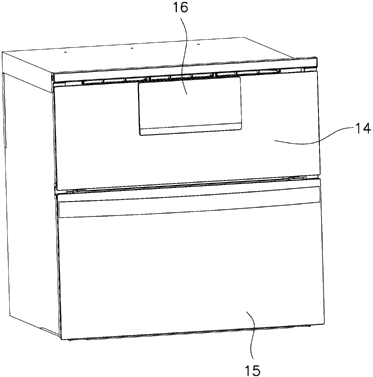 Household appliance with steaming function