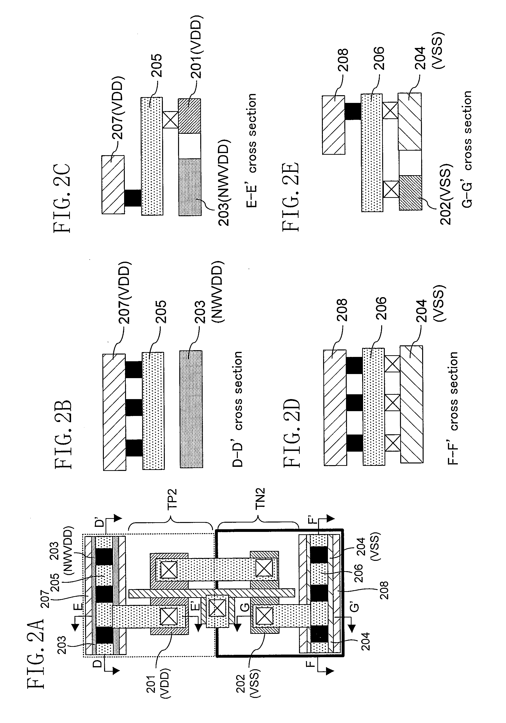 Layout structure of semiconductor device
