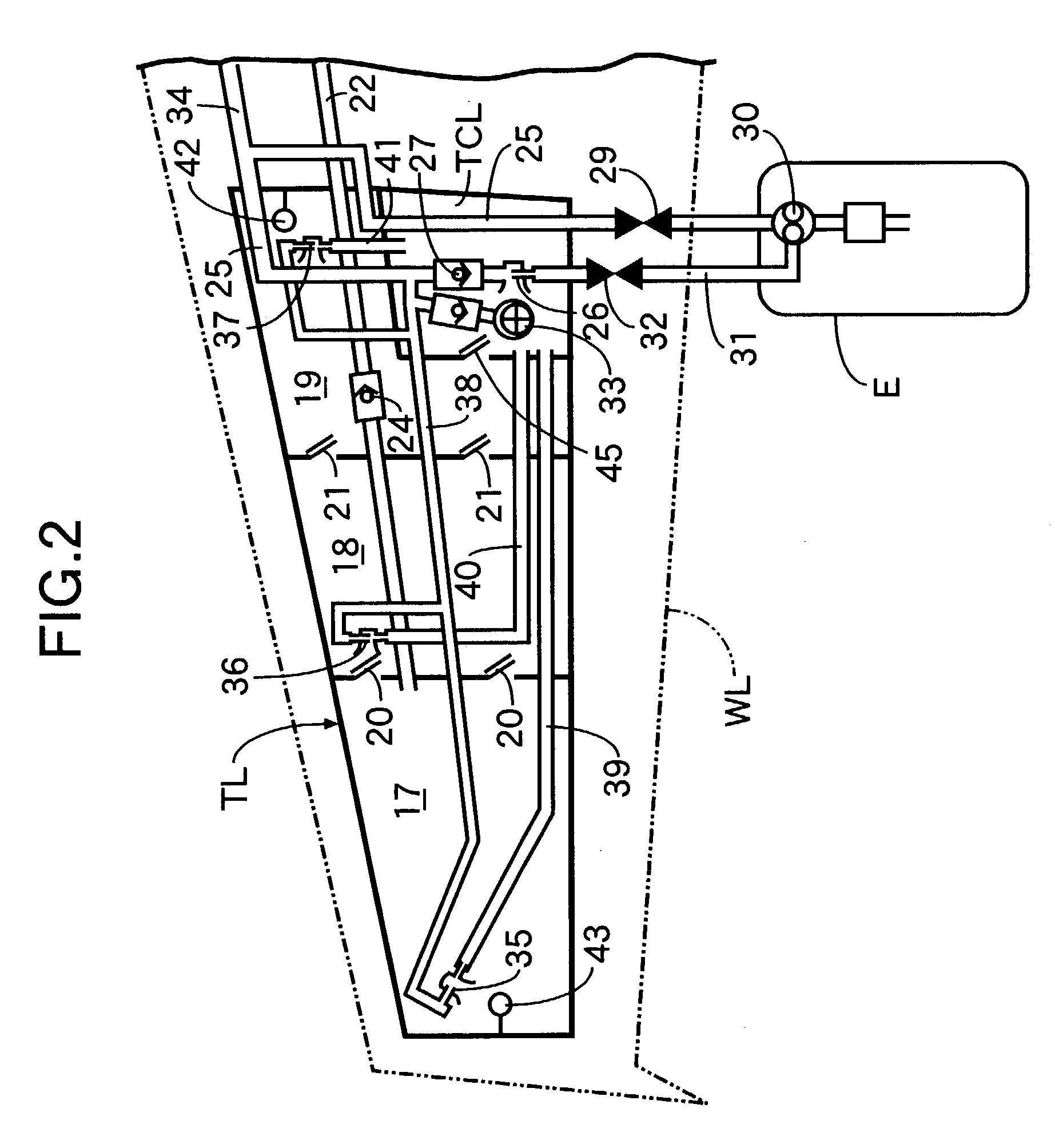 Airplane fuel supply system and airplane wing pipeline assembly method