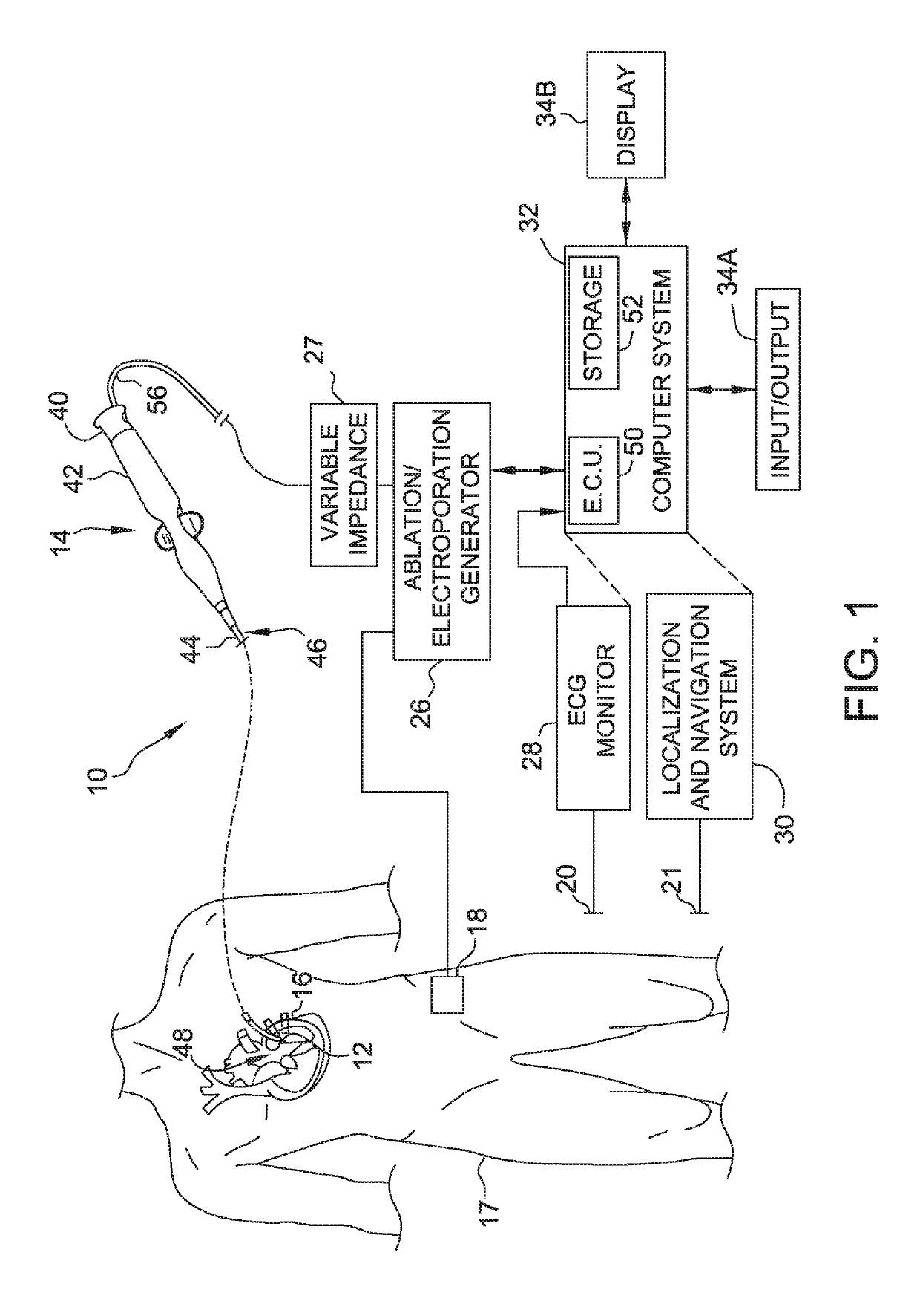 Electroporation systems and catheters for electroporation systems