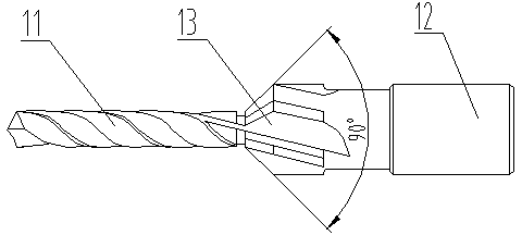 Method for machining forming hole of annular feed forming mould and reamer