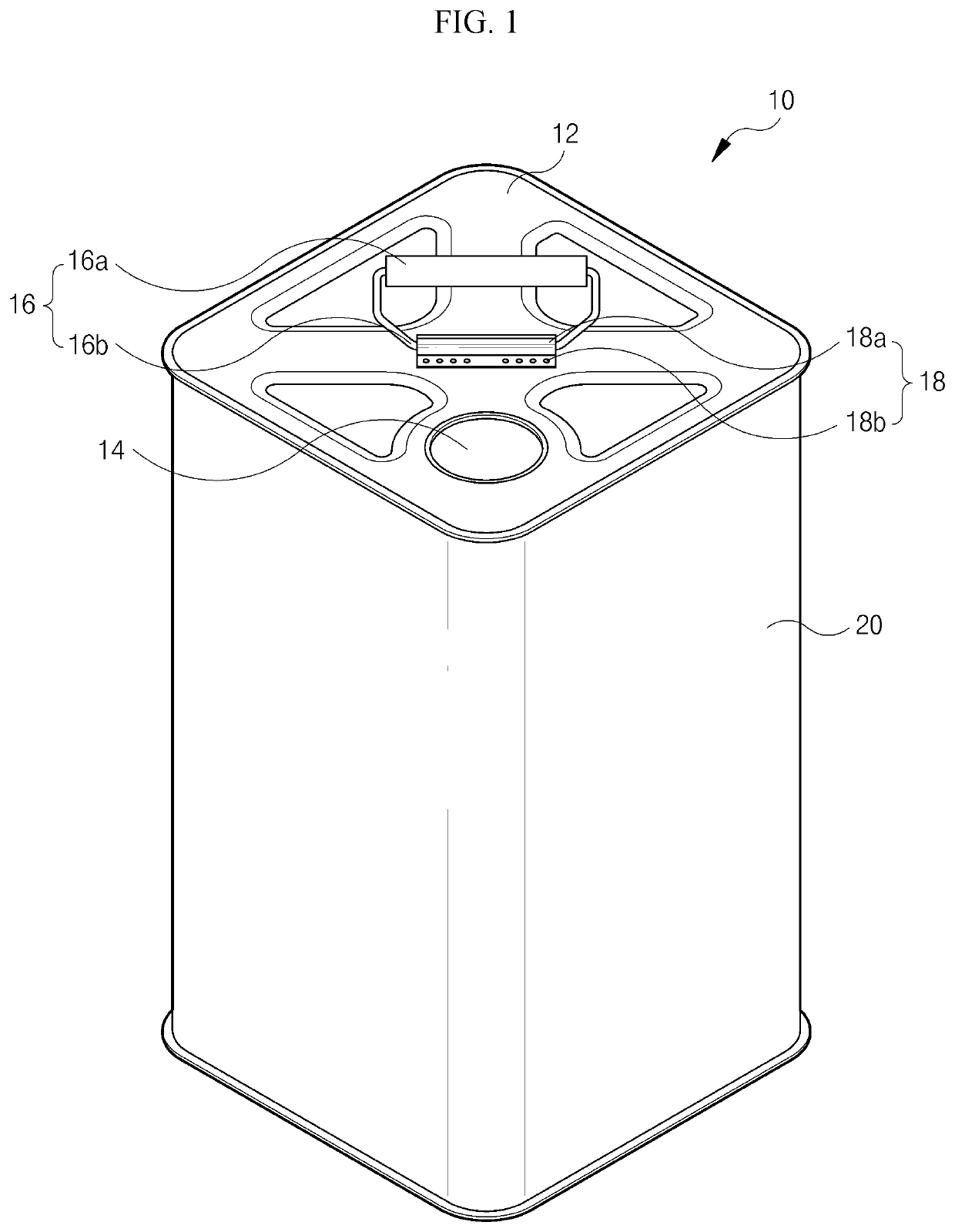 Apparatus and method for manufacturing container upper plate including handle coupled thereto