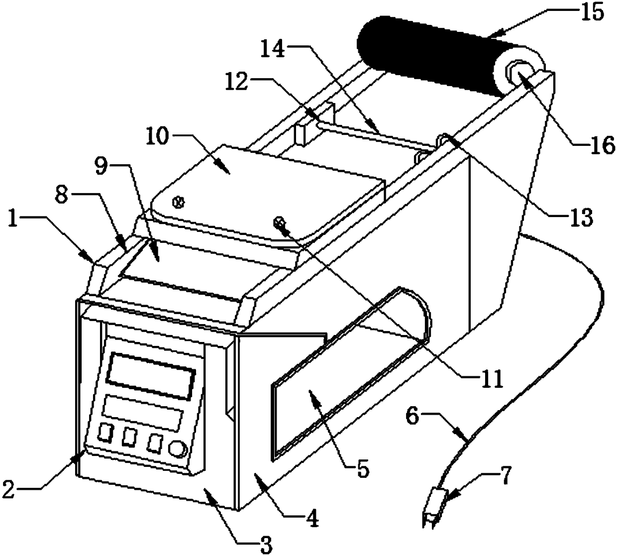 Printing and stripping compound device for glue face of presswork