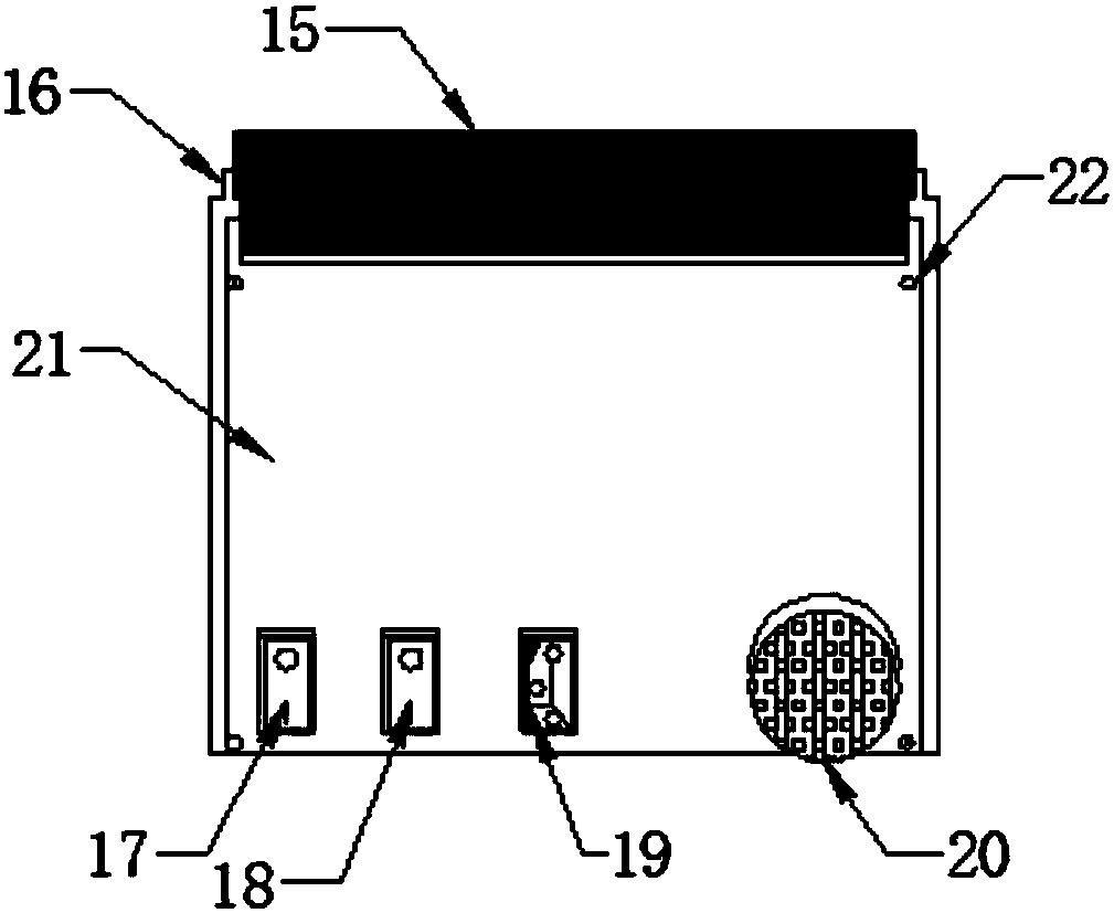 Printing and stripping compound device for glue face of presswork