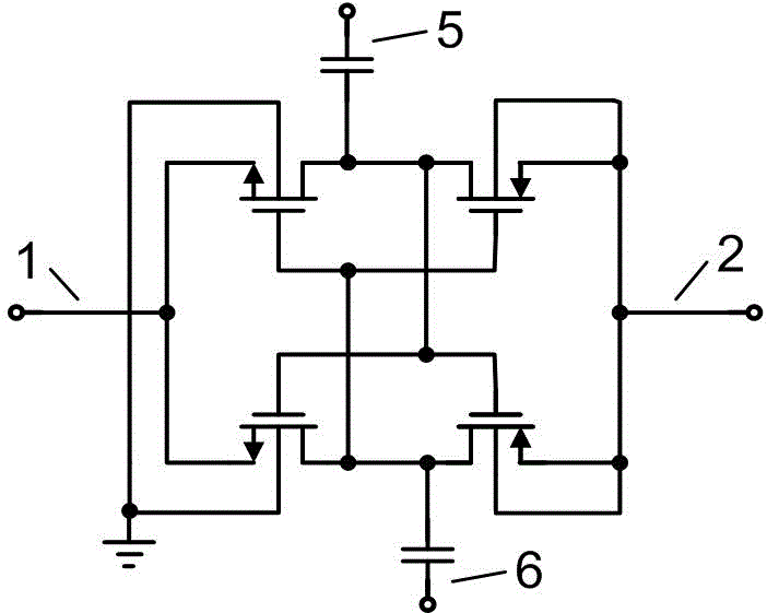 Static threshold eliminating and dynamic threshold eliminating combined type voltage-doubler rectifier