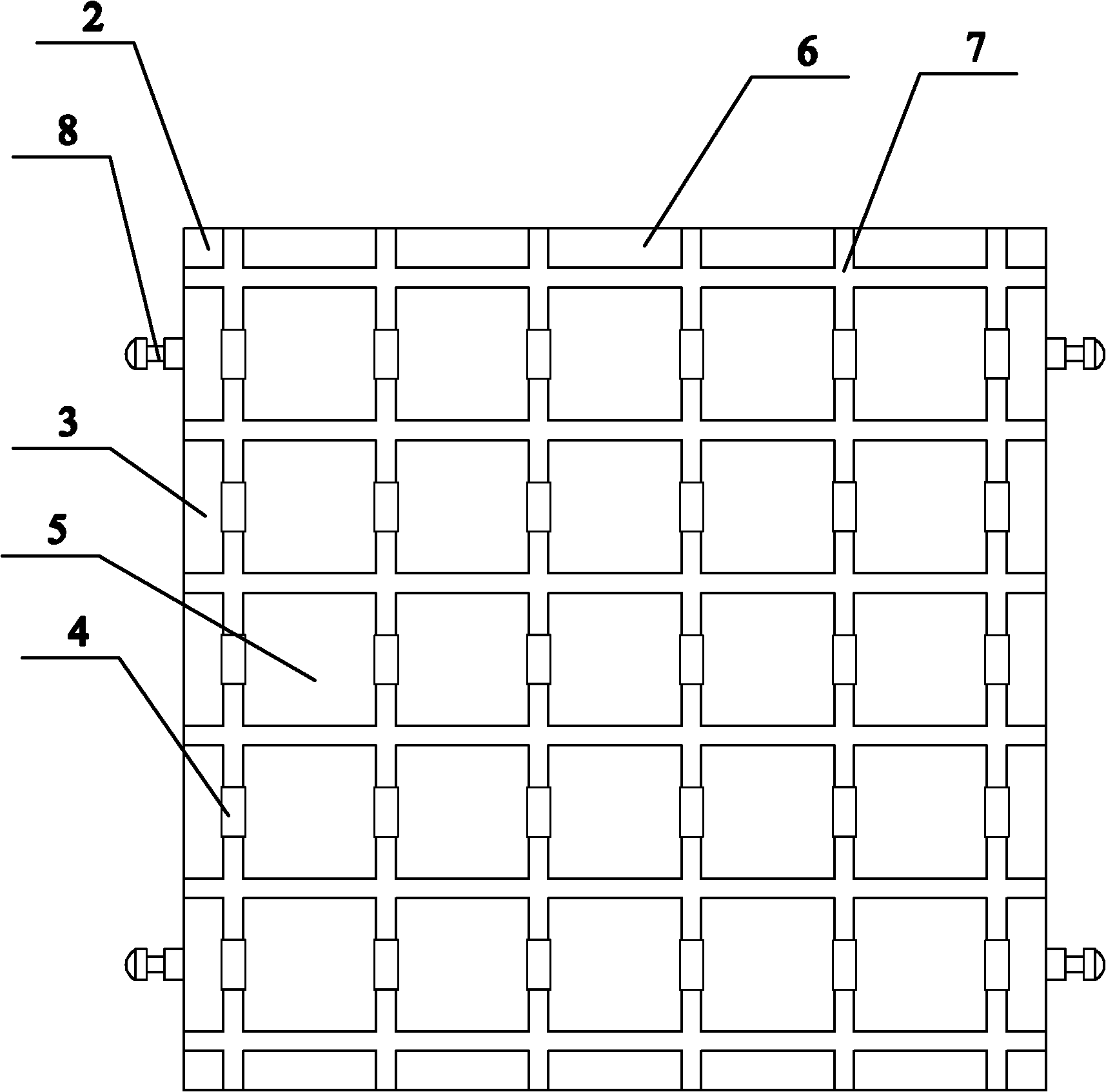 Polycrystalline working plate for disassembled or assembled wire squarer