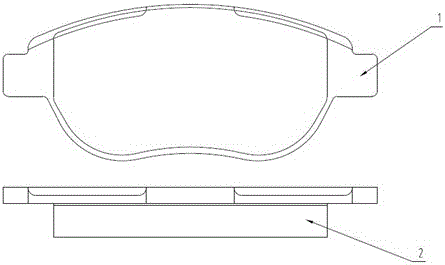 Brake block and method for improving bonding strength of brake block bottom plate and brake lining