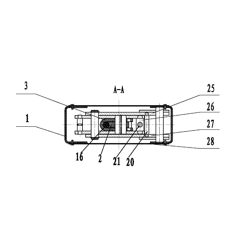 Double-eccentric-shaft anti-falling lock