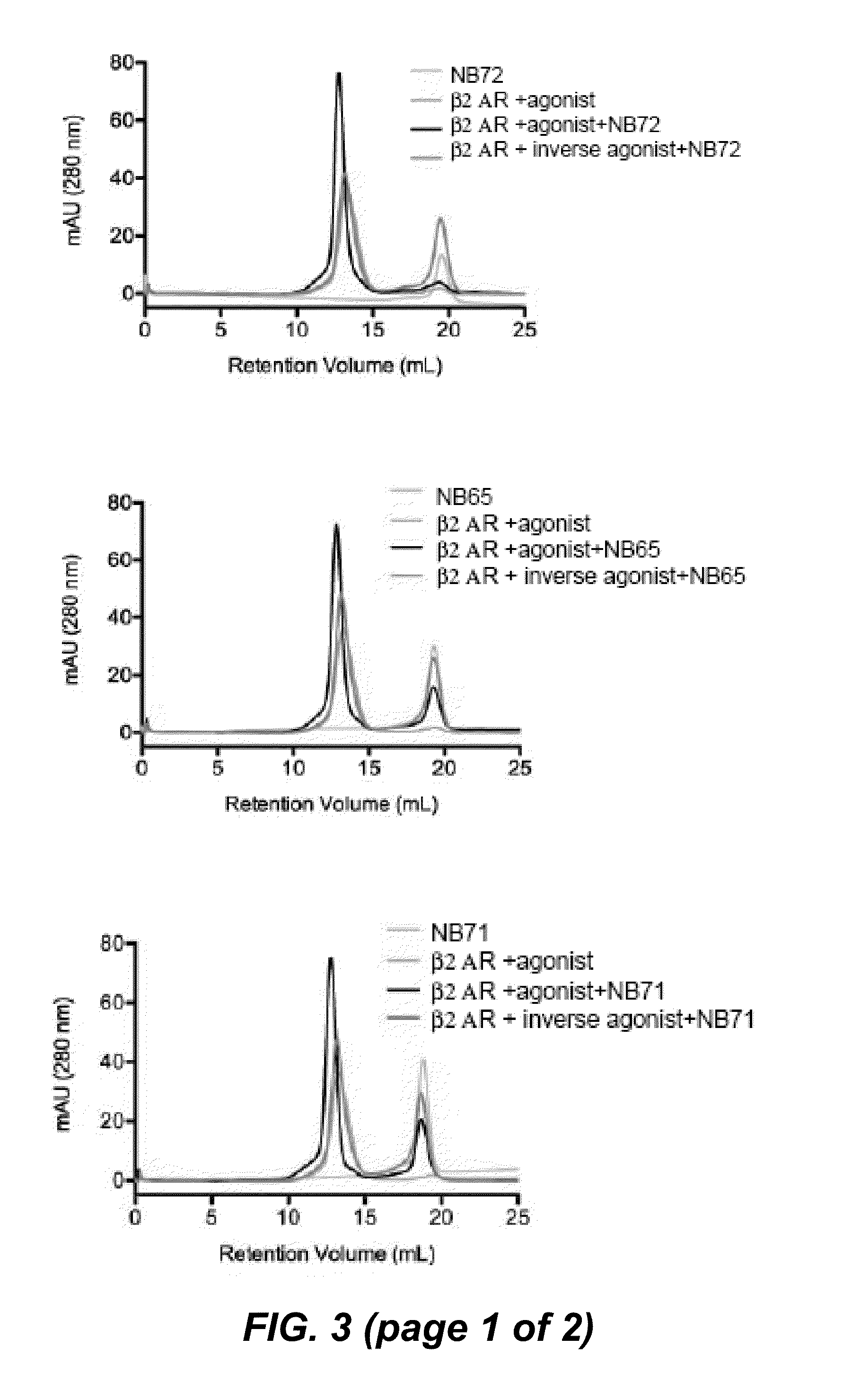 Protein binding domains stabilizing functional conformational states of gpcrs and uses thereof