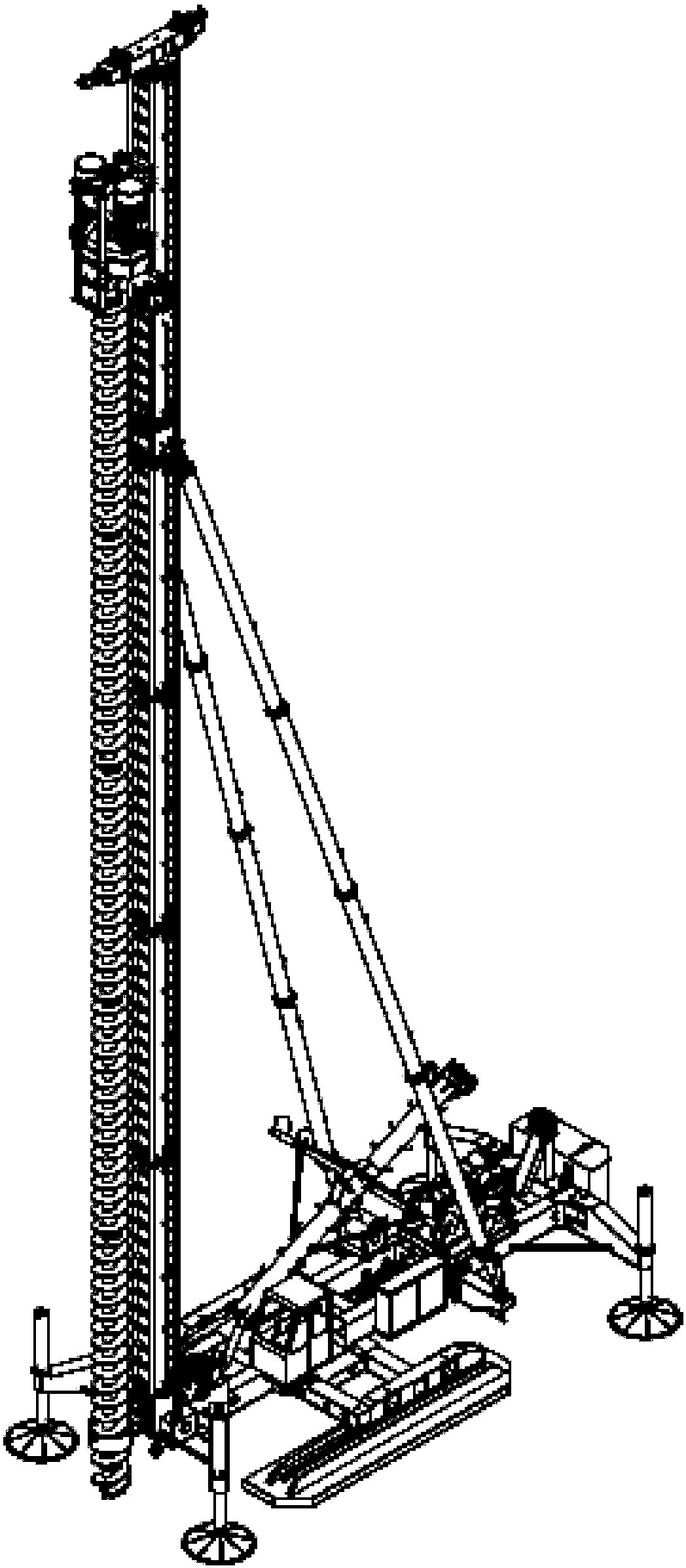 An Improved Long Spiral Drilling Rig