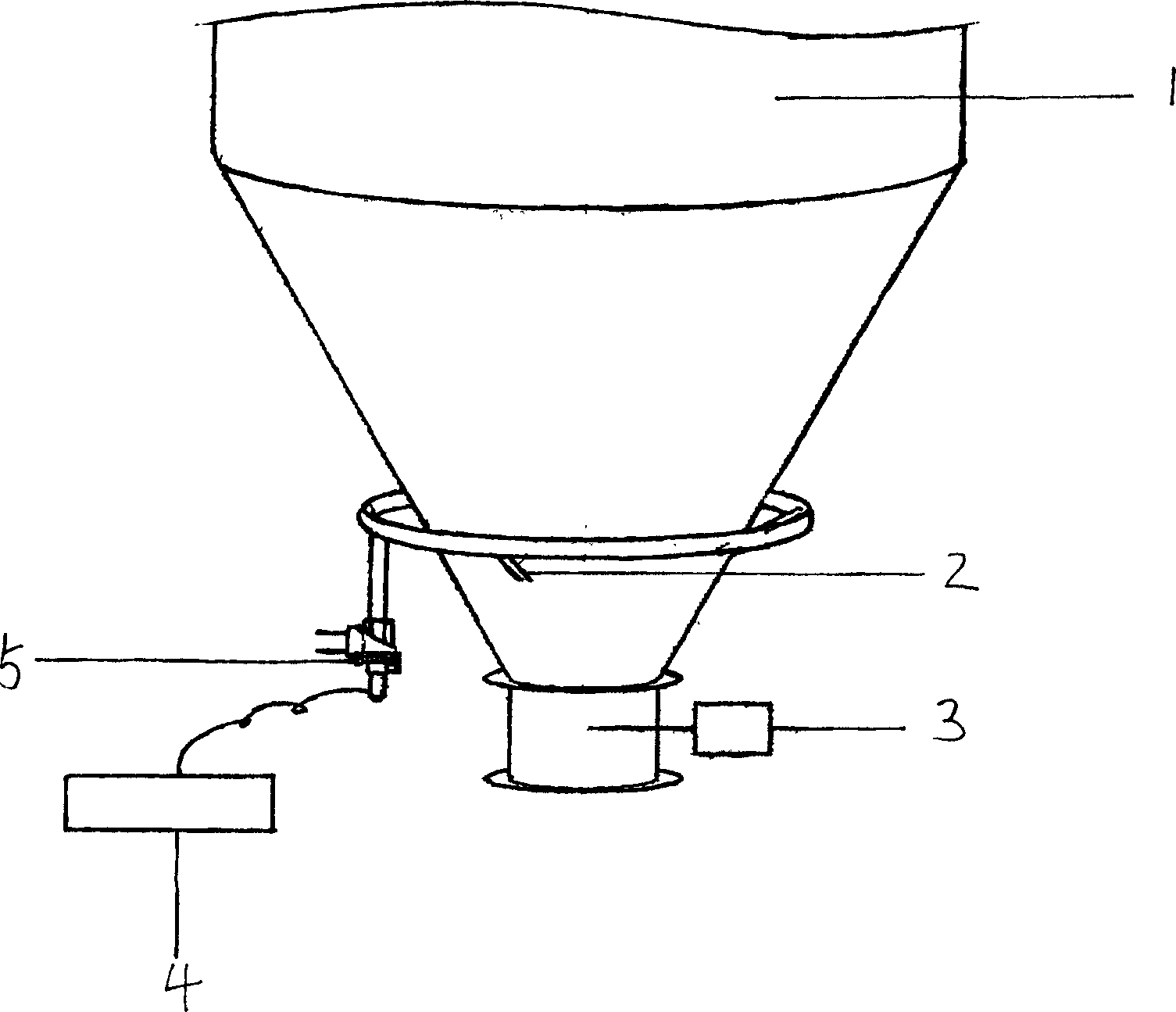 Fluidized arch breaking apparatus