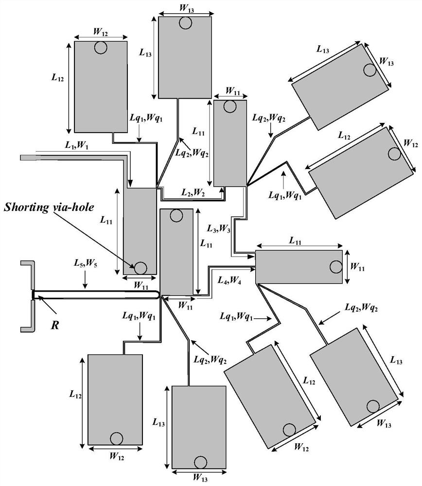 Three-passband power dividing filter with high frequency selectivity
