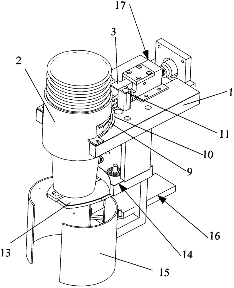Cup separation device