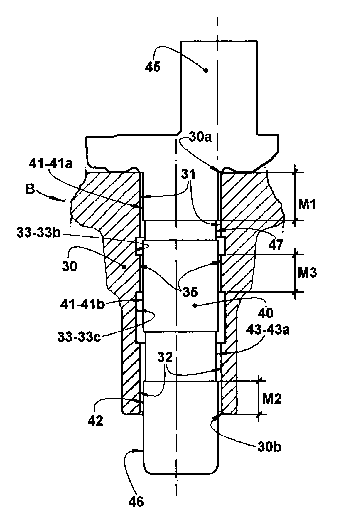 Bearing arrangement for a reciprocating compressor
