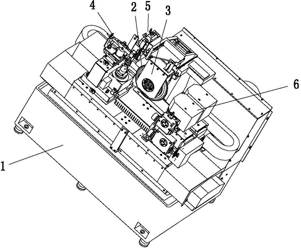 Rotor slot grinding machine