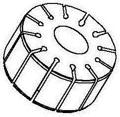 Rotor slot grinding machine