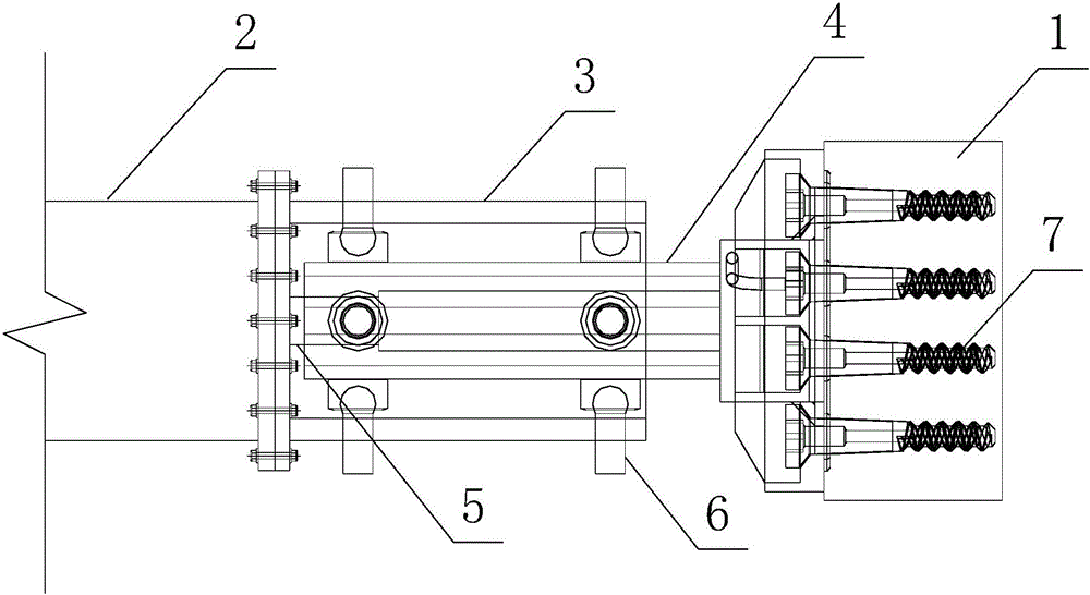 Telescopic bracket device capable of achieving circulation and using method of telescopic bracket device