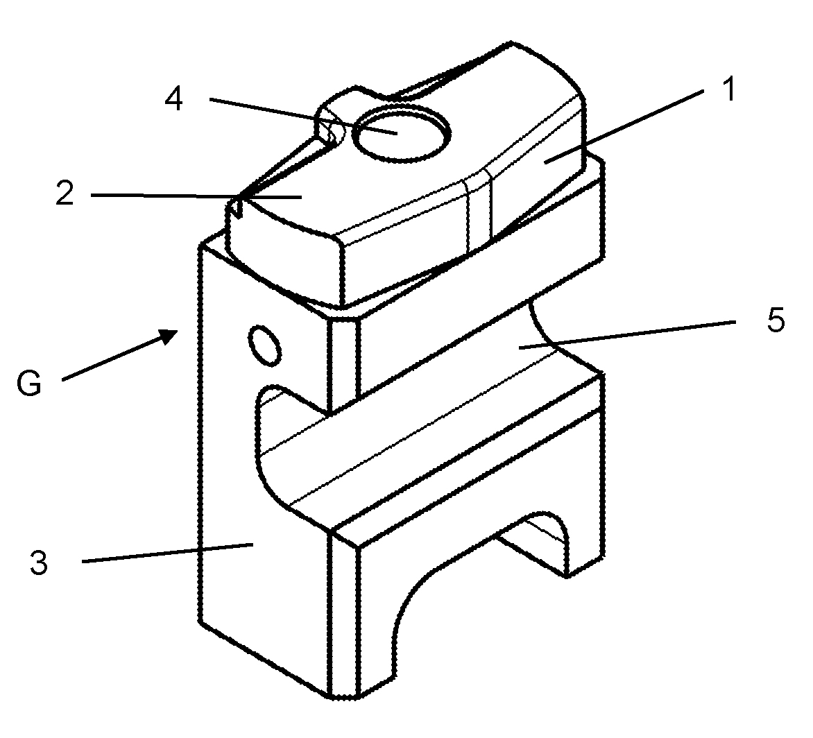 Gripper jaw and conductor gripper for a pair of electrical or optical conductors