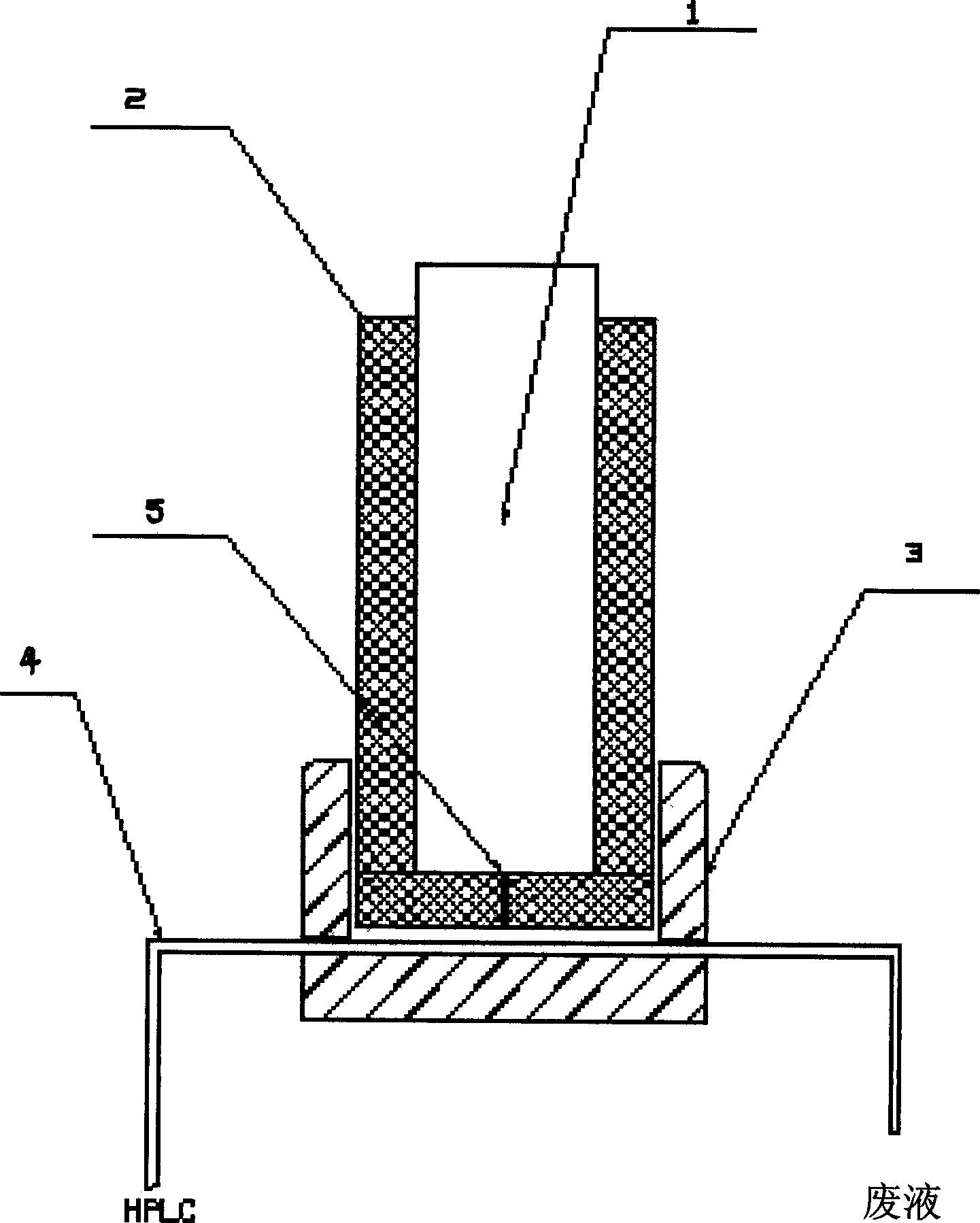 Efficient liquid-phase chromatograph and thin-layer chromatograph radioactive isotope detecting instrument