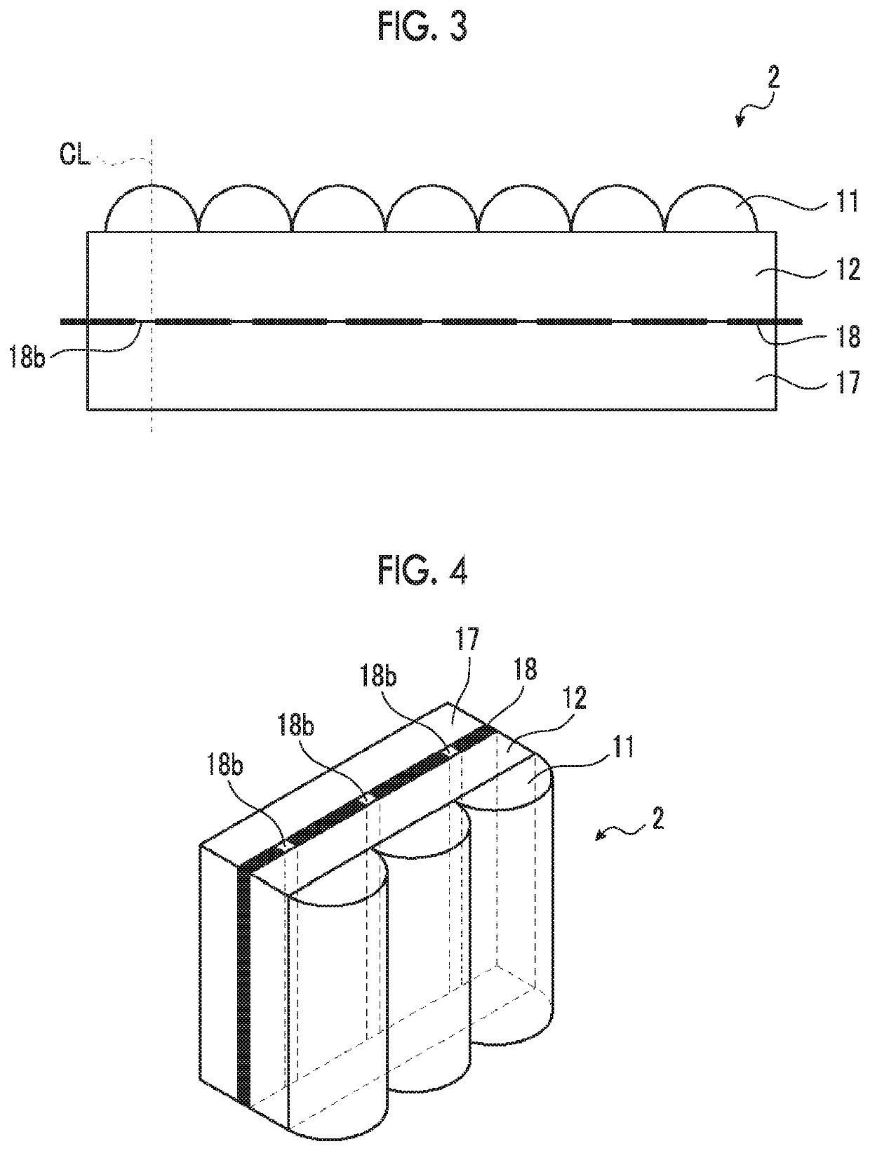 Louver film, planar light source device, and liquid crystal display device