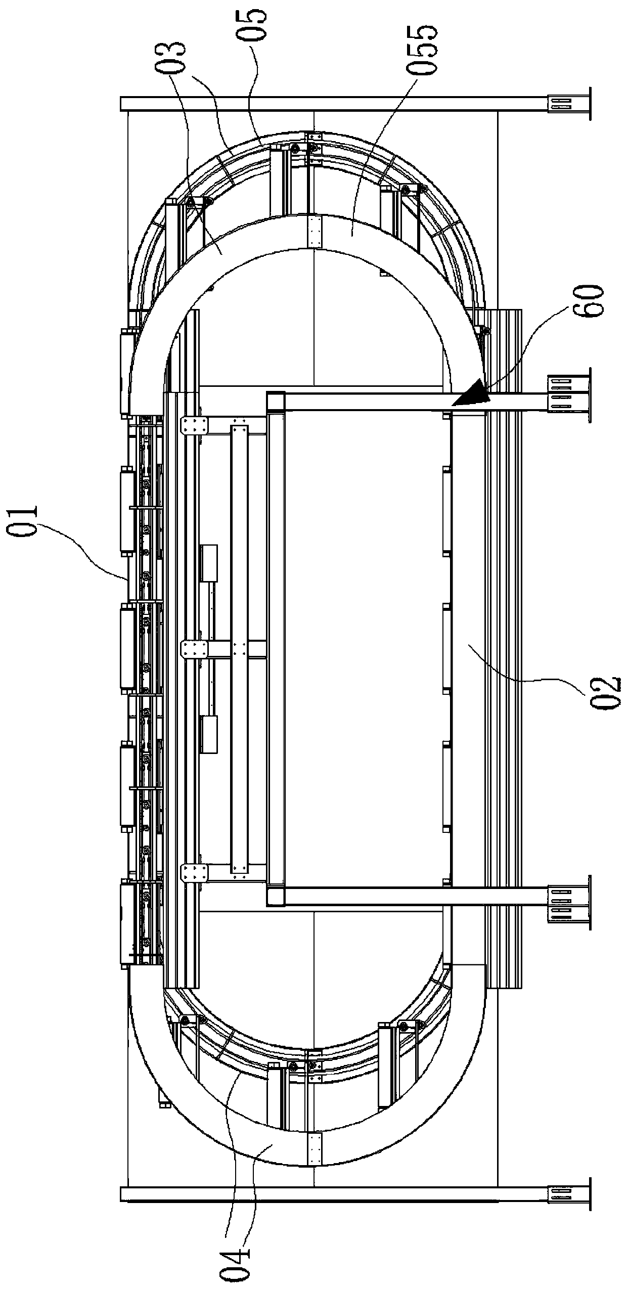Double-layer vertical conveyor, double-layer sorting system and sorting method thereof