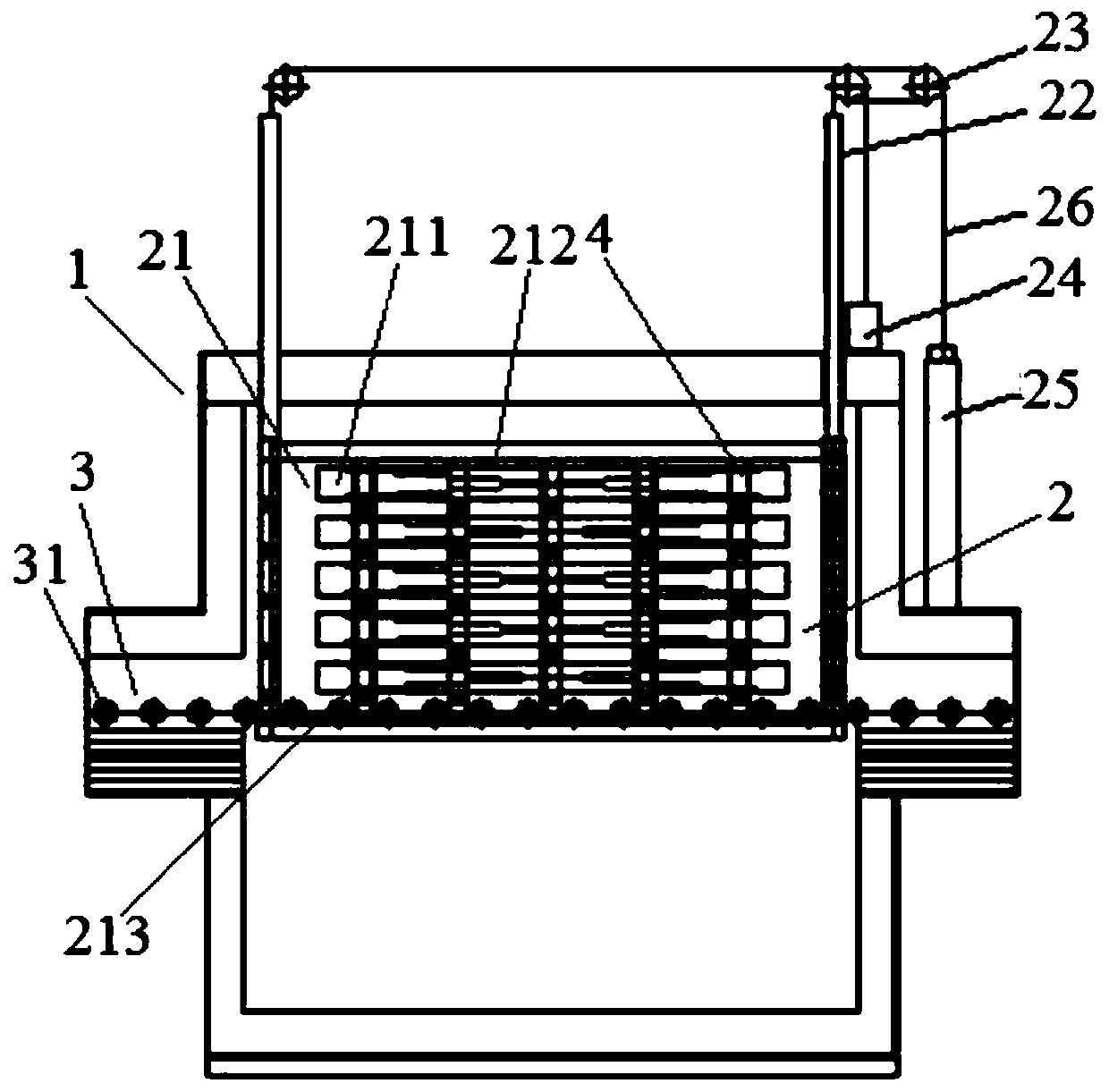 Roller bar furnace for aluminum alloy plate