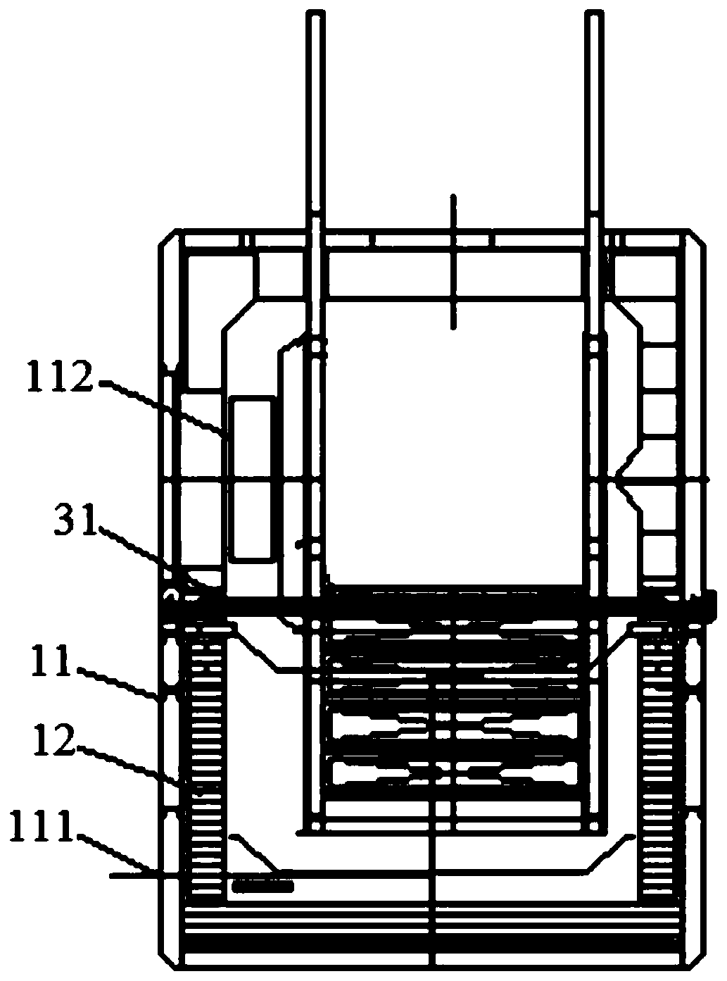 Roller bar furnace for aluminum alloy plate