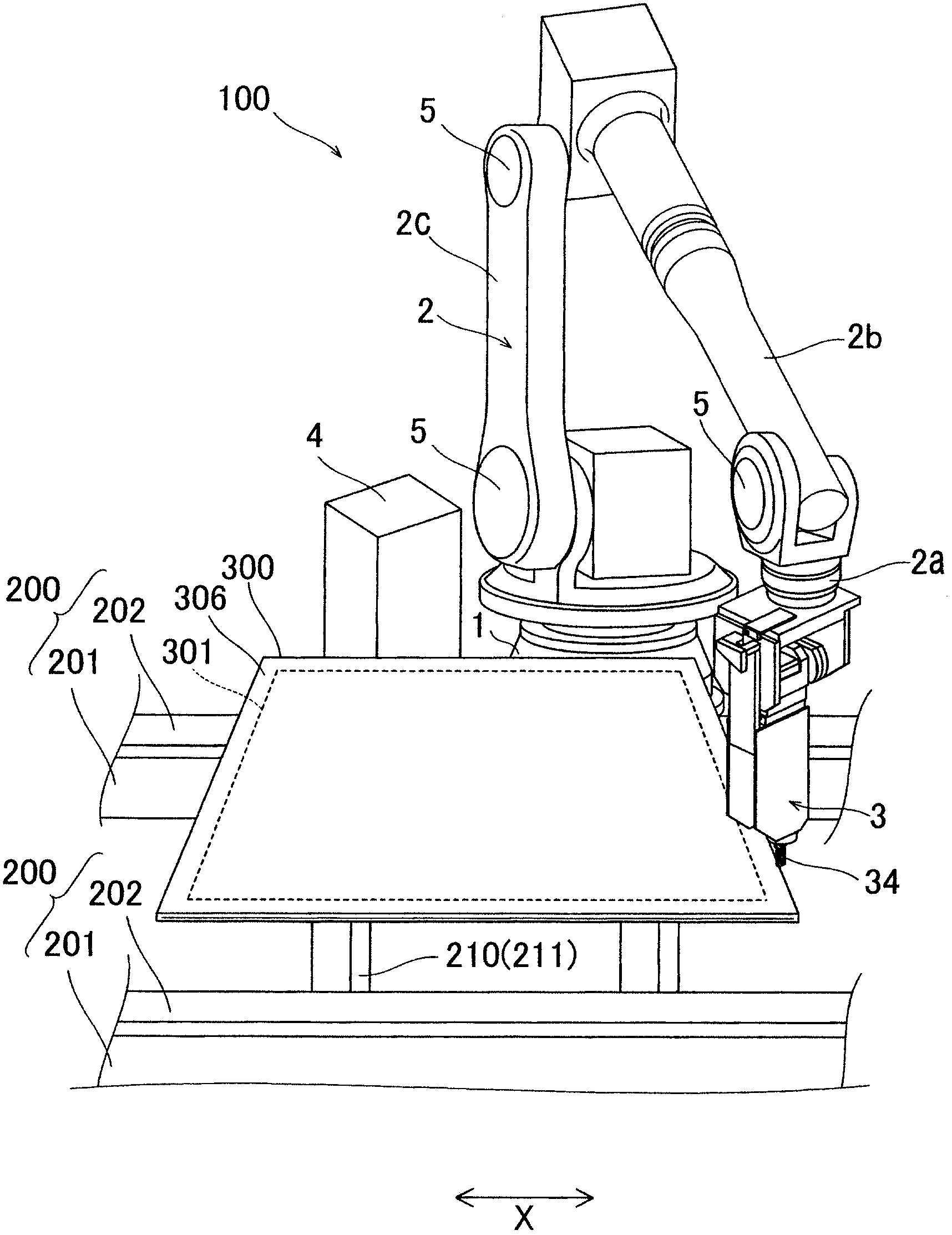 Processing apparatus, tool, processing method, and method for setting processing position