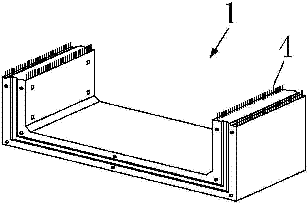 Open section tunnel structure combined with cast-in-place and prefabricated assembly