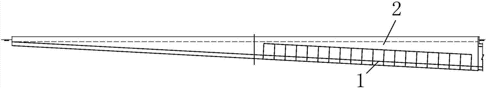 Open section tunnel structure combined with cast-in-place and prefabricated assembly