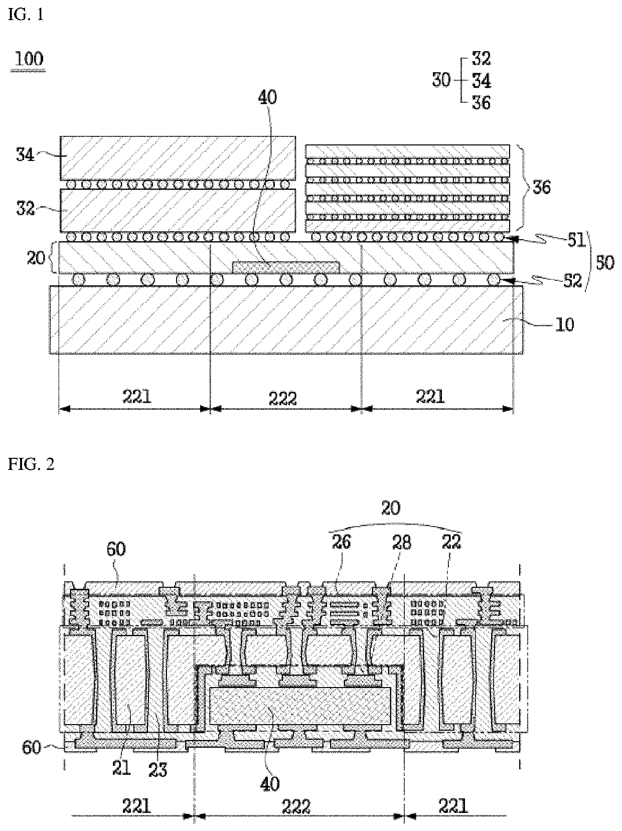 Packaging substrate and semiconductor device comprising same