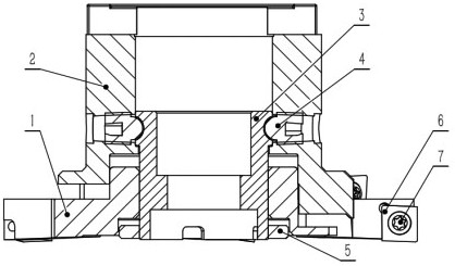 Adjustable face-and-side cutter head and adjusting method