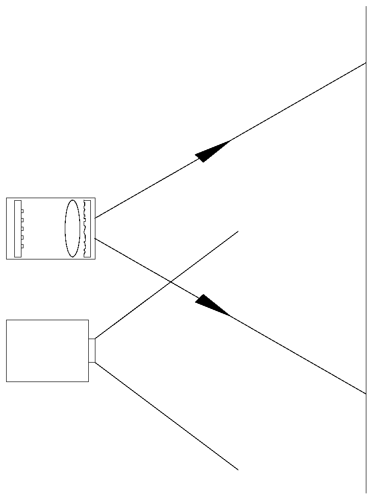 Laser spot recognition and laser projector automatic focus method and system