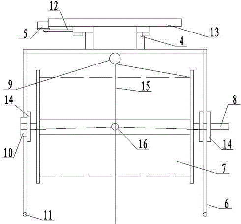 Pay-off frame for flight stringing