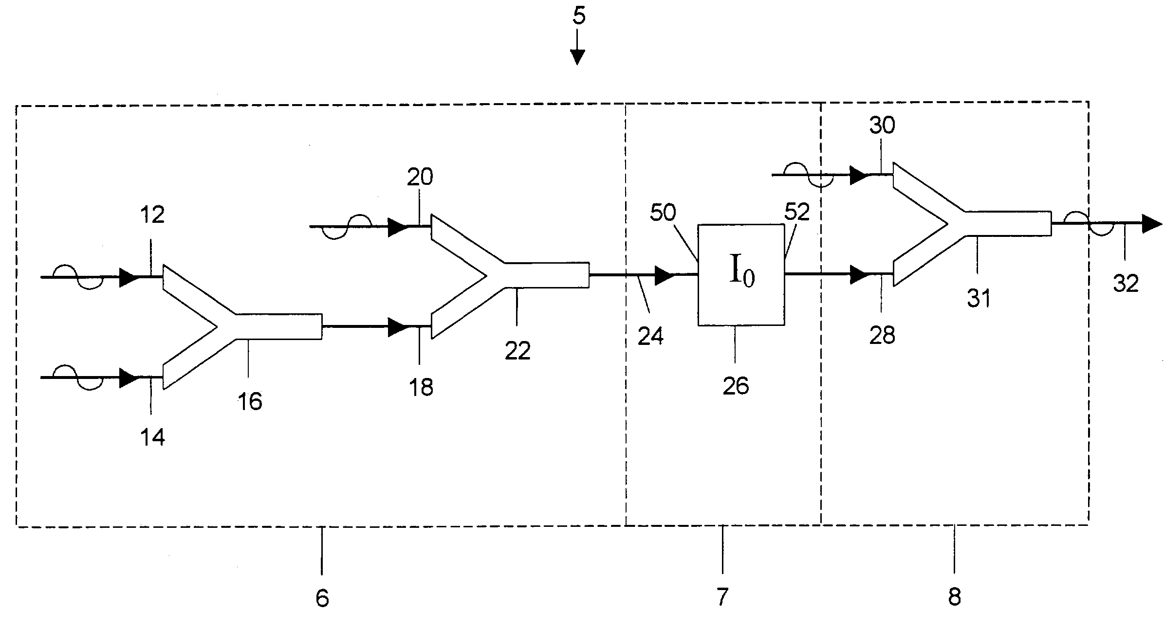 Dynamic phase logic gate