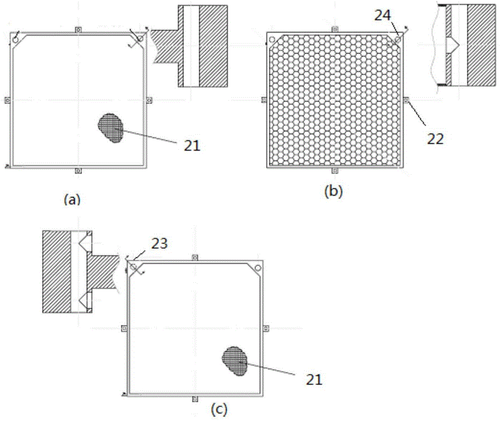 Plate-frame type PTFE membrane deduster