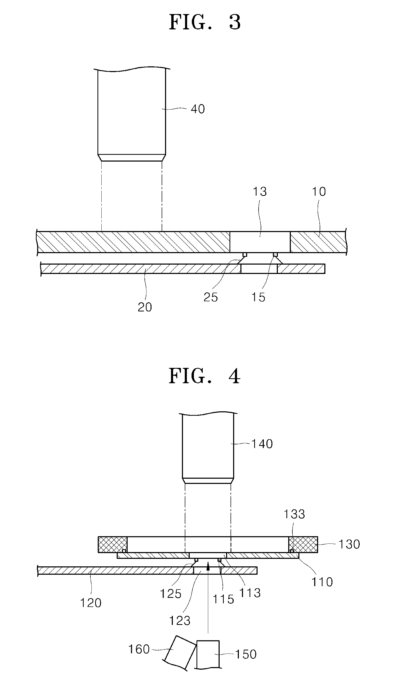 Device for detecting chip location and method of detecting chip location using the device
