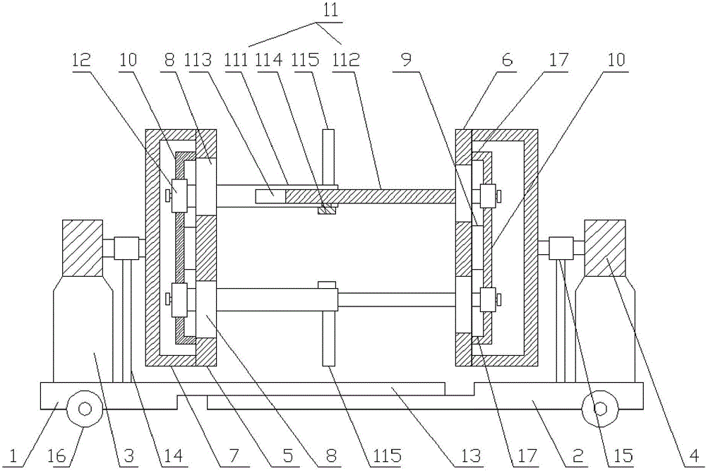 Electric wire and cable winding and unwinding device