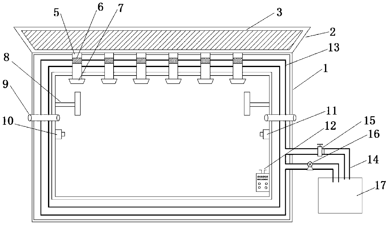 Constant temperature and humidity device for passive house