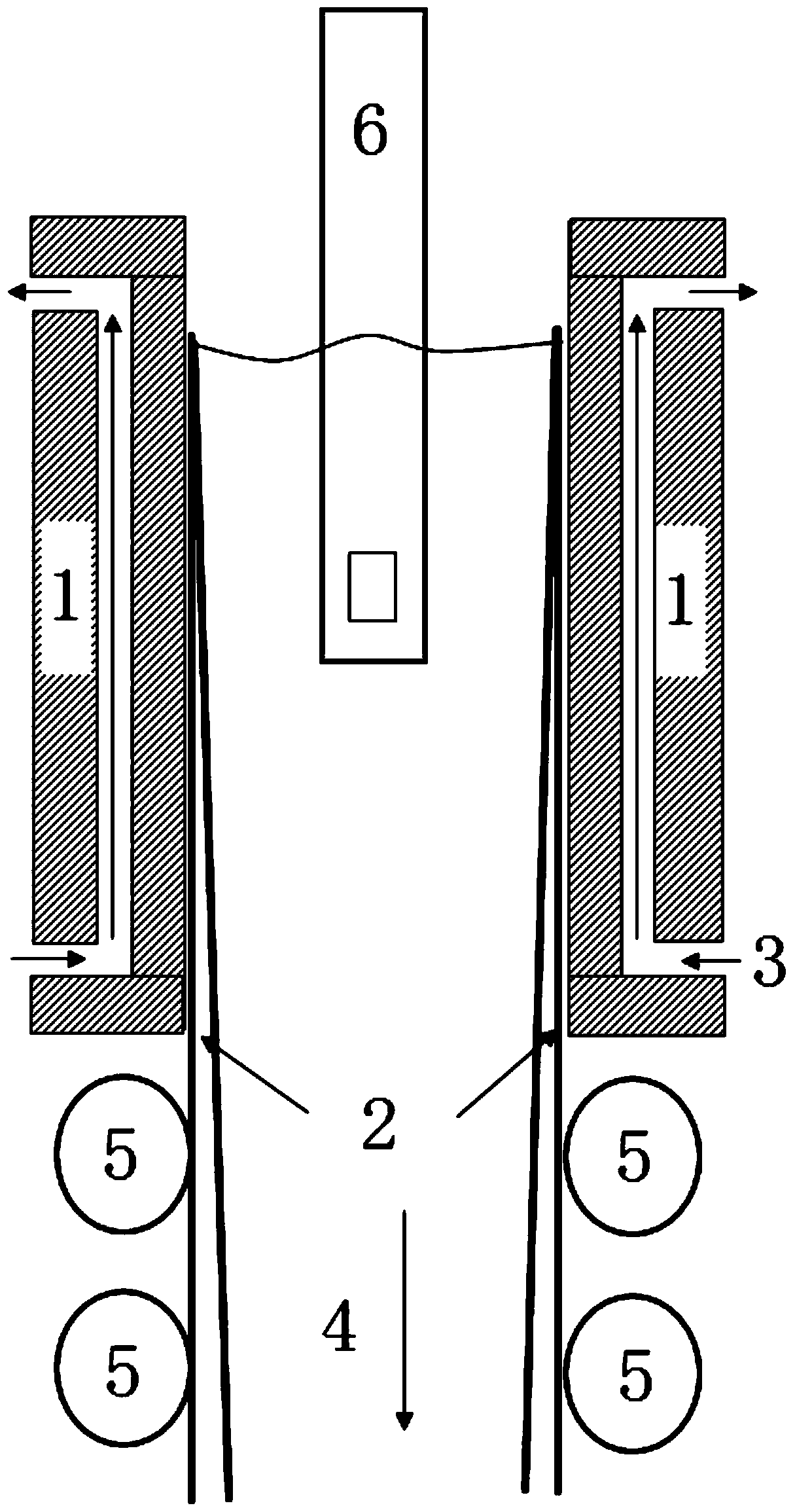 Method to prevent continuous casting and continuous casting slab breakout