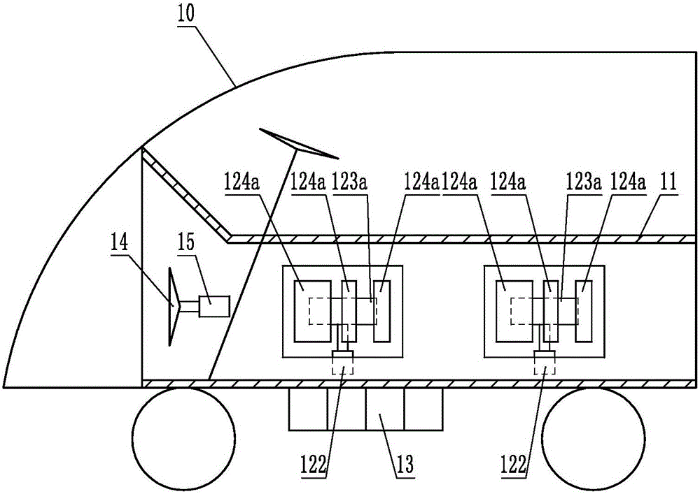 Propeller type wind tunnel electrocar