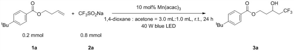 A kind of preparation method of β-trifluoromethyl alcohol catalyzed by visible light